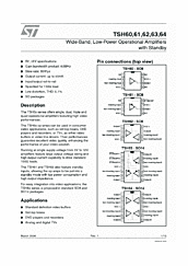 DataSheet TSH60 pdf